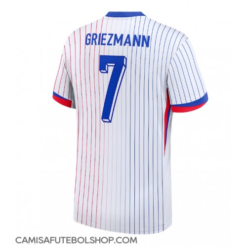 Camisa de time de futebol França Antoine Griezmann #7 Replicas 2º Equipamento Europeu 2024 Manga Curta